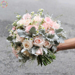 hoa cưới cầm tay