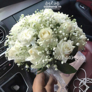 hoa cưới cầm tay