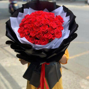 hoa sinh nhật hồng đỏ